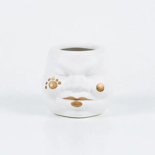 Clown-themed Ceramic Tabletop Vase - Miniature Decor Piece