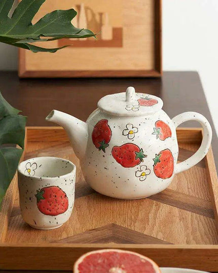 Charming Japanese Hand-Painted Teapot Set: A Must-Have for Tea Connoisseurs