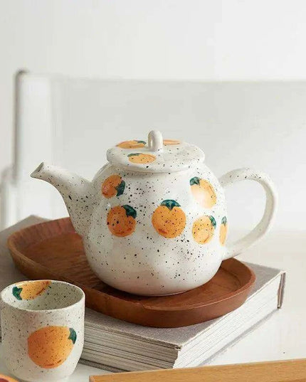 Charming Japanese Hand-Painted Teapot Set: A Must-Have for Tea Connoisseurs