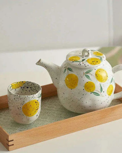 Charming Japanese Hand-Painted Teapot Set: A Must-Have for Tea Connoisseurs