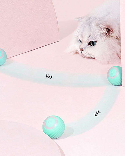 Electric Interactive Rolling Ball Toy for Cats - Endless Playtime Adventure