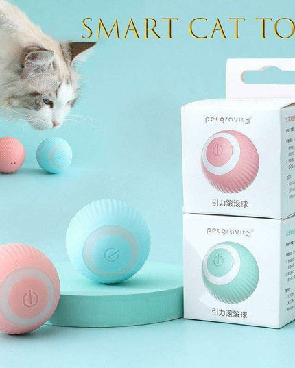 Electric Interactive Rolling Ball Toy for Cats - Endless Playtime Adventure