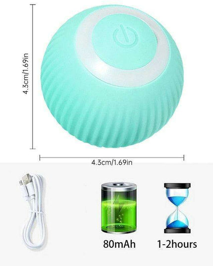 Electric Interactive Rolling Ball Toy for Cats - Endless Playtime Adventure