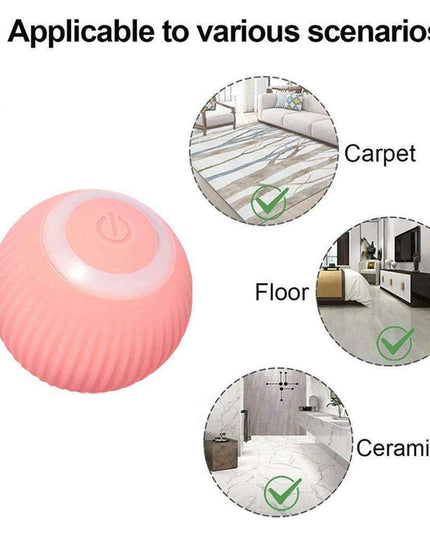 Electric Interactive Rolling Ball Toy for Cats - Endless Playtime Adventure