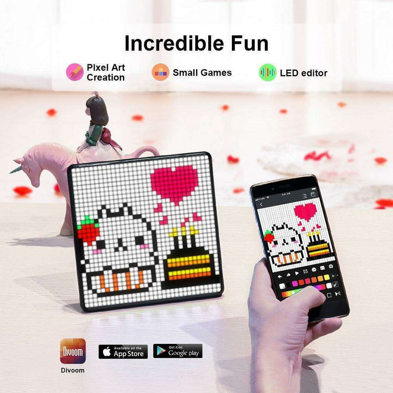 Divoom Pixoo-Max: Versatile Pixel Art LED Display for Creative Expression and Everyday Convenience
