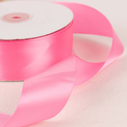 AliKopy 50 Yards 1.5" Pink Satin Ribbon - Single Face, Durable & Elega