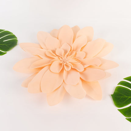 AliKopy 2 Pack 24" Blush Foam Craft Daisy Flower Heads - Realistic & S
