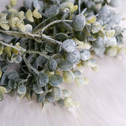AliKopy 6ft Waterproof Faux Eucalyptus Leaf Garland - Lifelike Design