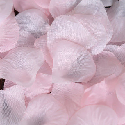 AliKopy 500-Pack Pink Silk Rose Petals - Round Design, Table Decor