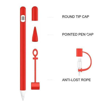 Vivid Silicone Apple Pencil Cover - Stylish Shield for iPad Pro