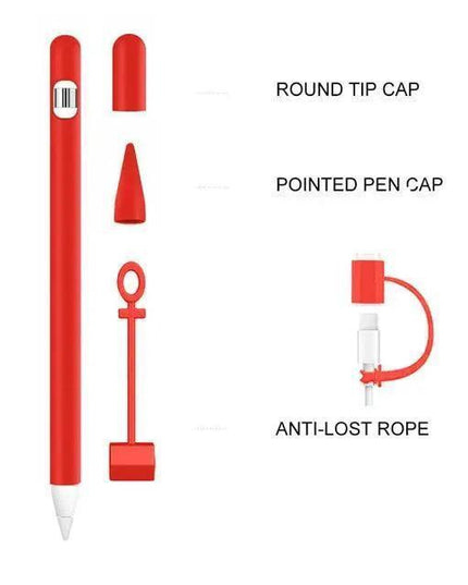 Vivid Silicone Apple Pencil Cover - Stylish Shield for iPad Pro