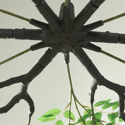 AliKopy 55" White Silk Wisteria Vine Canopy - Interchangeable Branches