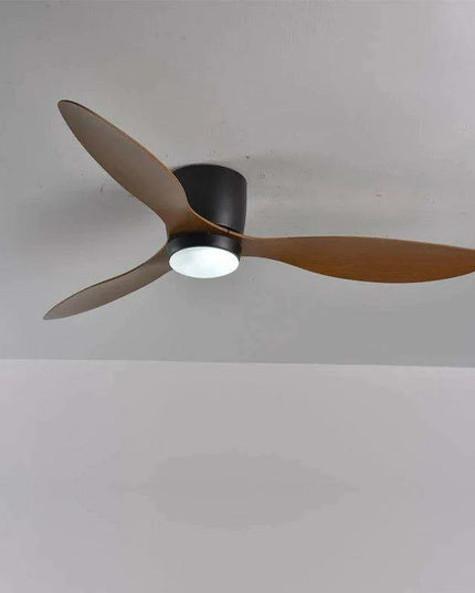 Contemporary White Ceiling Fan with LED Illumination, Remote Control, and Adjustable Diameters - 42/52 Inches