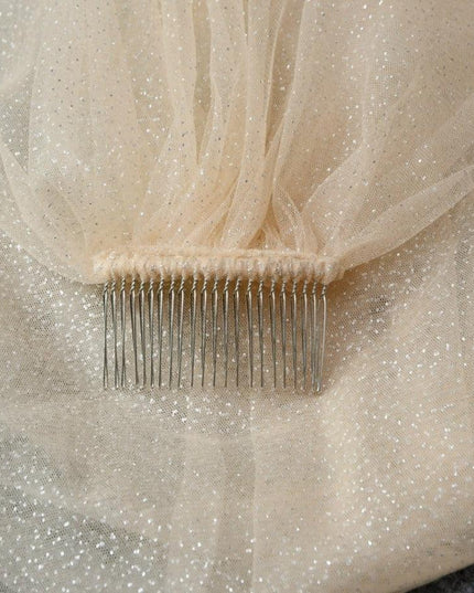 Glistening Elegance Sequin Bridal Veil for Unforgettable Moments