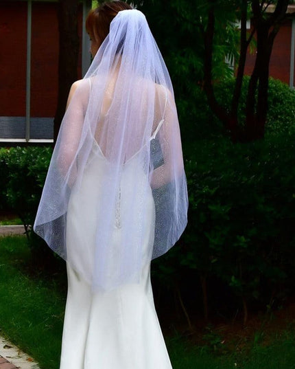 Glistening Elegance Sequin Bridal Veil for Unforgettable Moments