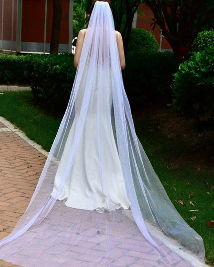 Glistening Elegance Sequin Bridal Veil for Unforgettable Moments