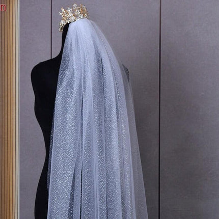 Glistening Elegance Sequin Bridal Veil for Unforgettable Moments