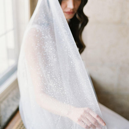 Glistening Elegance Sequin Bridal Veil for Unforgettable Moments