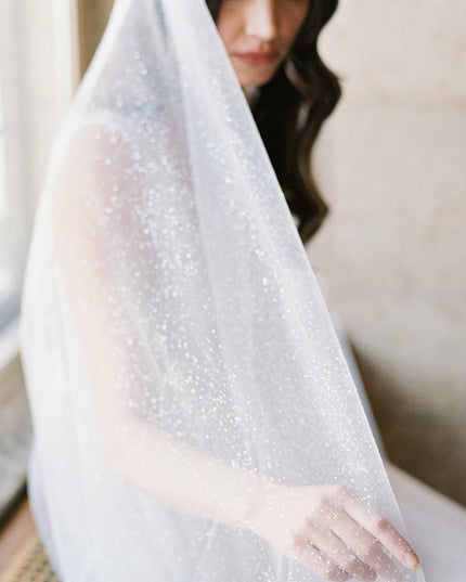 Glistening Elegance Sequin Bridal Veil for Unforgettable Moments