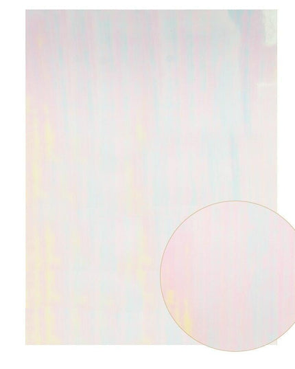 Sparkling White Glitter Fabric Crafting Set - DIY Kit for Stunning Artwork