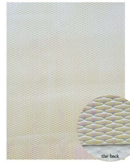 Sparkling White Glitter Fabric Crafting Set - DIY Kit for Stunning Artwork