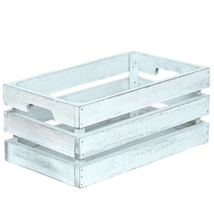 AliKopy Set of 3 Rustic Wooden Crates - Versatile Planters & Storage