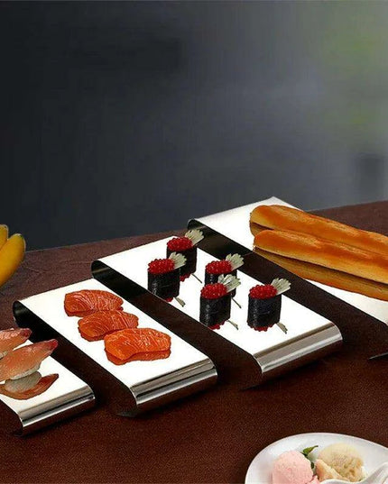 Chic Stainless Steel Dessert and Fruit Display Set - Ideal for Weddings and Special Celebrations