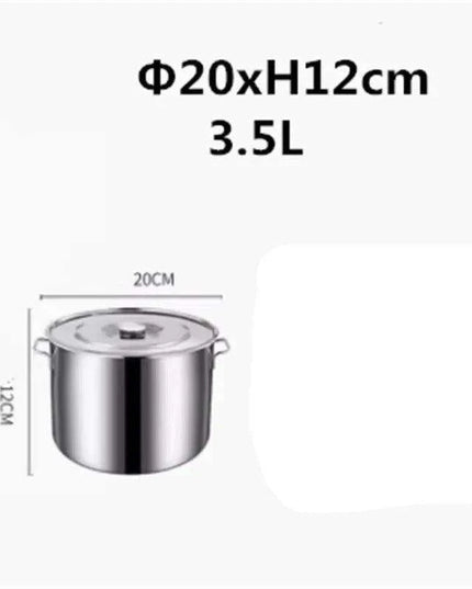 Versatile Stainless Steel Soup and Storage Drum Pot