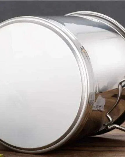 Versatile Stainless Steel Soup and Storage Drum Pot