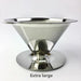 Stainless Steel Coffee Filter Holder Reusable Coffee Filters Dripper v60 Drip Coffee Baskets - Très Elite
