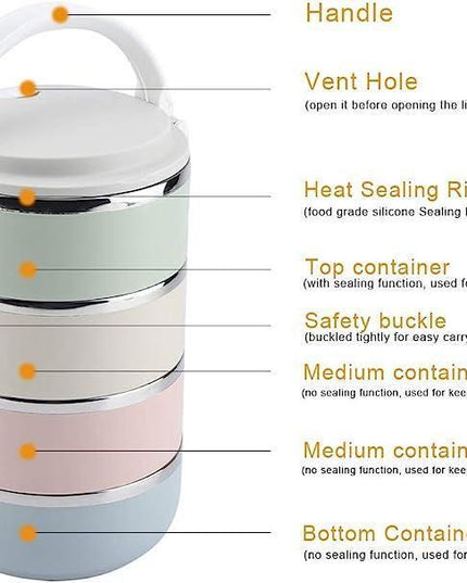 Stainless Steel Thermal Lunch Box: Your Ultimate Solution for Hot Meals on the Go