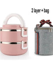2 layer(bag) pink