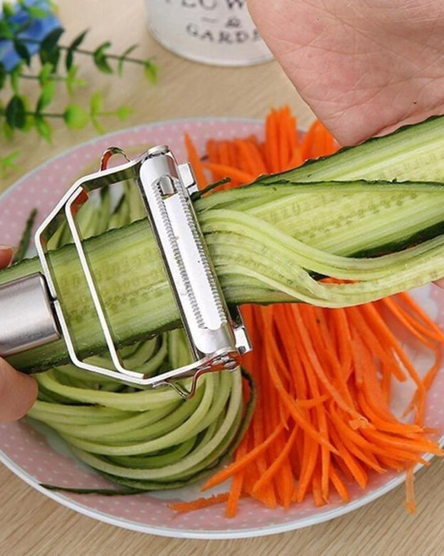 Ultimate Stainless Steel 2-in-1 Grater and Peeler: Your Essential Culinary Tool