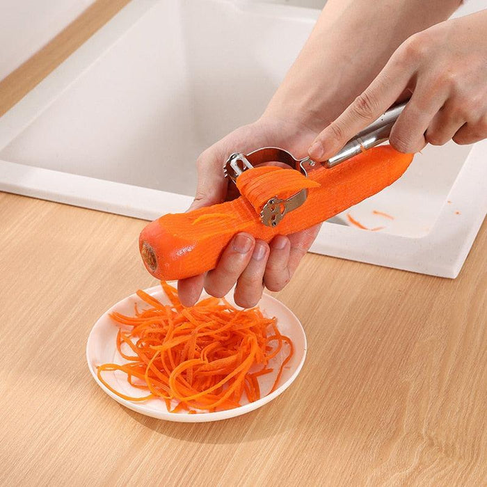 2-in-1 Stainless Steel Kitchen Grater and Peeler: Versatile Culinary Tool