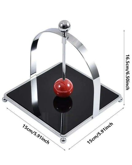 Sleek Stainless Steel Napkin Dispenser for Elegant Dining Arrangements