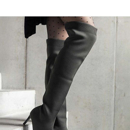 stiletto heeled boots model 205779 - Très Elite