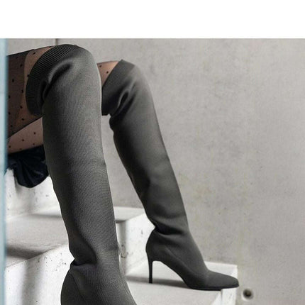 stiletto heeled boots model 205779 - Très Elite