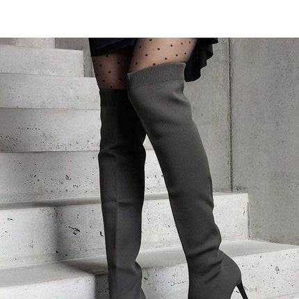 stiletto heeled boots model 205779 - Très Elite