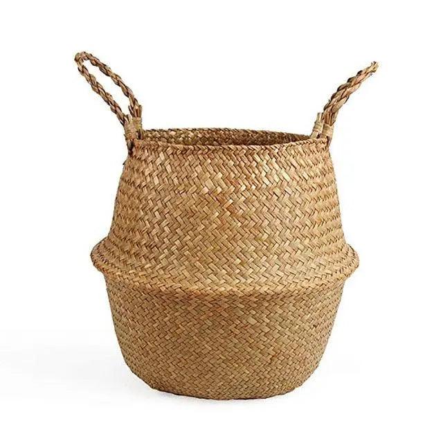 Eco-Friendly Foldable Wicker Baskets for Stylish Organization