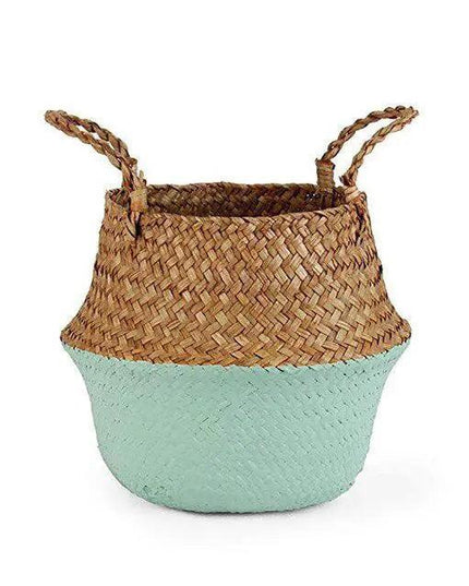 Eco-Chic Foldable Wicker Storage Baskets: Stylish Organization Solution
