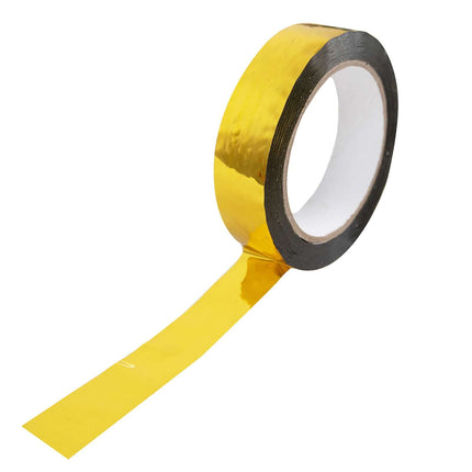 AliKopy 100 Yds Gold Metallic Mylar Film Tape, Strong Adhesive, DIY Cr