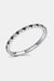 Elegant Cubic Zirconia Sterling Silver Ring: Radiant Sophistication