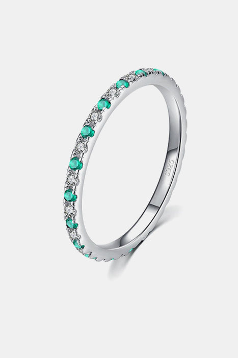 Sparkling Cubic Zirconia Sterling Silver Ring: A Touch of Elegance