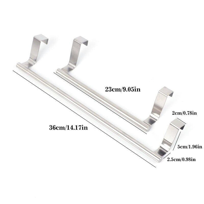 Contemporary Stainless Steel Towel and Accessories Holder Stand