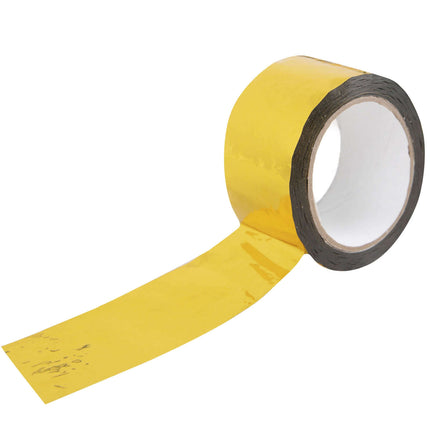 AliKopy 100 Yds 2" Gold Metallic Adhesive Tape - Durable Floral Wrap