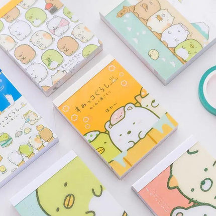 Sumikko Gurashi Adorable Custom Mini Notebook with DIY Soft Cover and 100 Pages