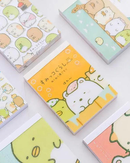 Sumikko Gurashi Adorable Custom Mini Notebook with DIY Soft Cover and 100 Pages