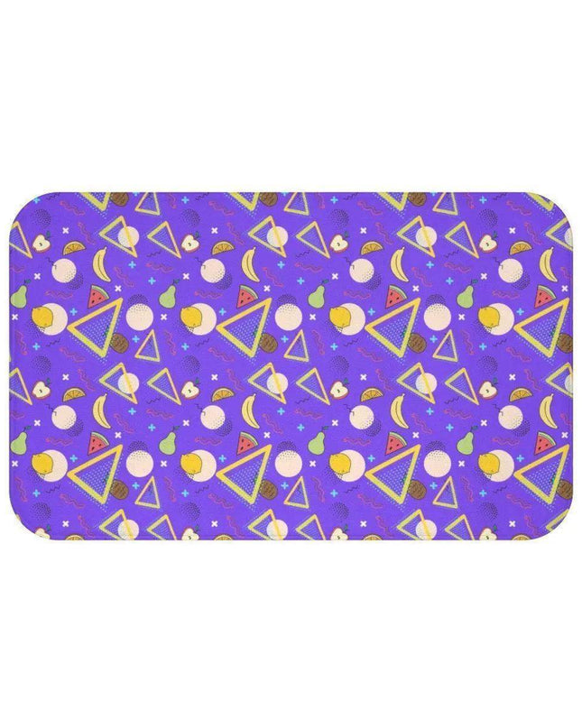 Elegant Non-Slip Microfiber Bath Mat Set for Summer - Stylish Patterns with Enhanced Safety Features