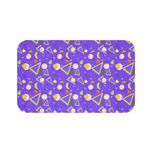 Soft Microfiber Summertime Bath Mat Set with Non-Slip Backing - Stylish Prints and Safety Guaranteed
