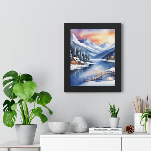 Sustainable Framed Vertical Poster for Eco-Friendly Home Decor